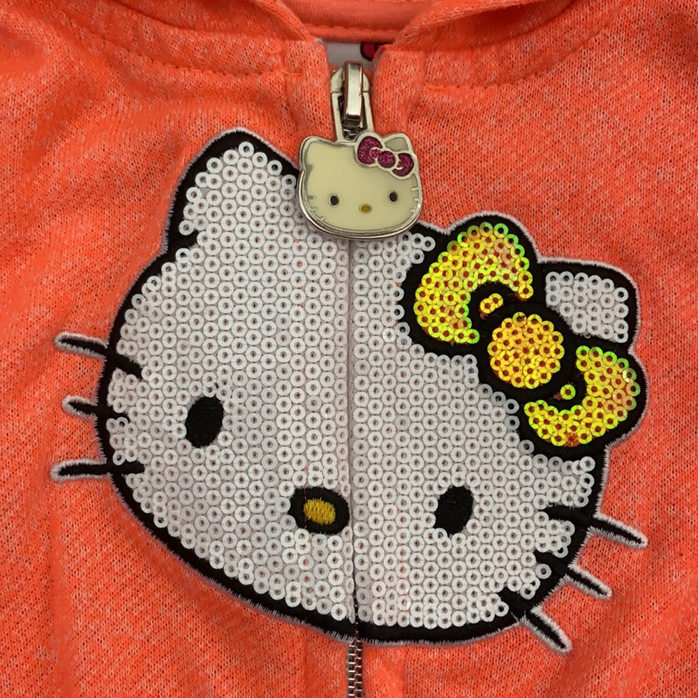 Hello Kitty zip up hoodie 18 months